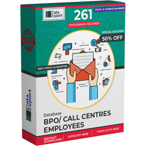 BPO/ Call Centres Employees Database