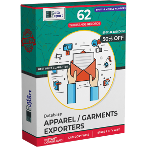 Apparel / Garments Exporters Database