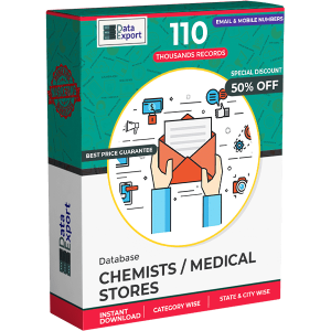 Chemists / Medical Stores Database