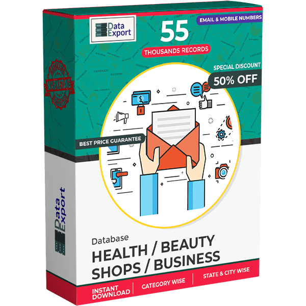 Health/ Beauty Shops/ Business Database
