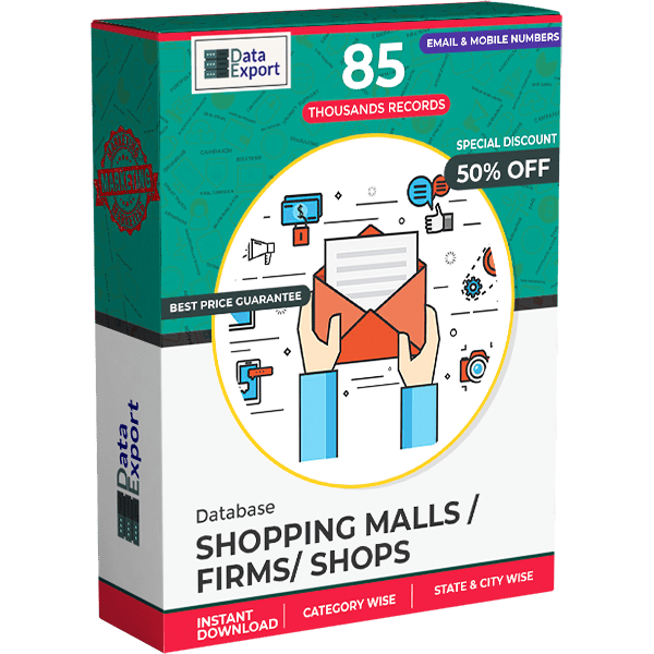 Shopping Malls/ Firms/ Shops Database
