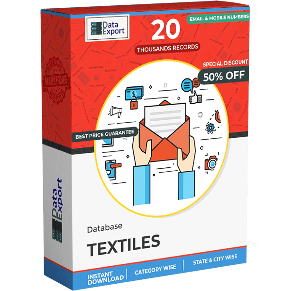 Textiles Emails Database